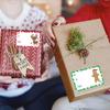 250 Pcs Santa Claus Snowman Christmas Gift Tags Gift Sealing Stickers  for Xmas Presents