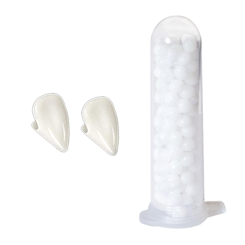 Клыки вампира на Хэллоуин, искусственные зубы с клеем для зубов, реквизит для косплея, искусственные зубы вампира из смолы для костюма для вечеринки своими руками