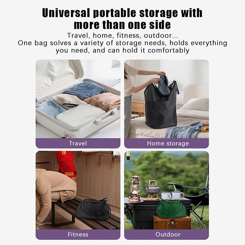 Вакуумный компрессионный мешок для хранения Портативный Большой вместимости Водонепроницаемый Дорожный мешок для багажа Мешок для одежды Пыленепроницаемый Командировка Путешествие 1 шт.