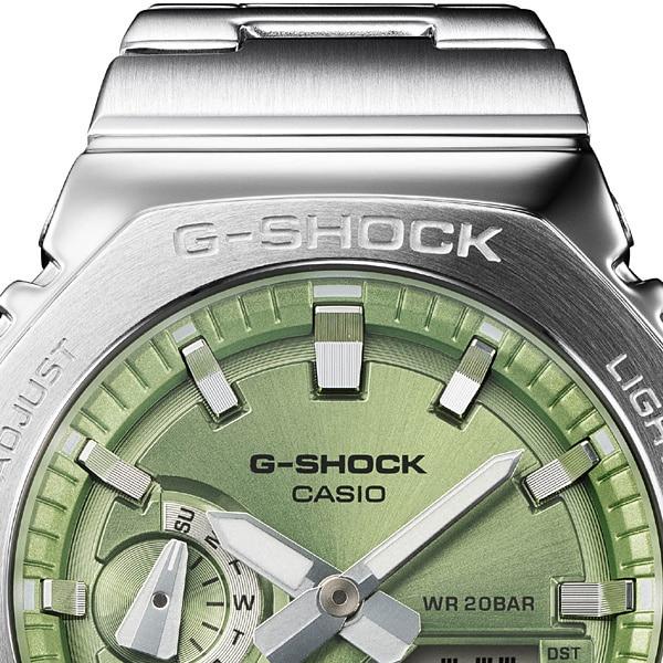 Casio Мужские часы G-SHOCK GM-2110D-3AJF [G-SHOCK цифровая аналоговая комбинированная модель] круглые серебристые