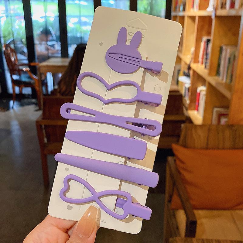 Korean Style Pearl & Rhinestone Hairpins: BB Clip & Duckbill Set for Women