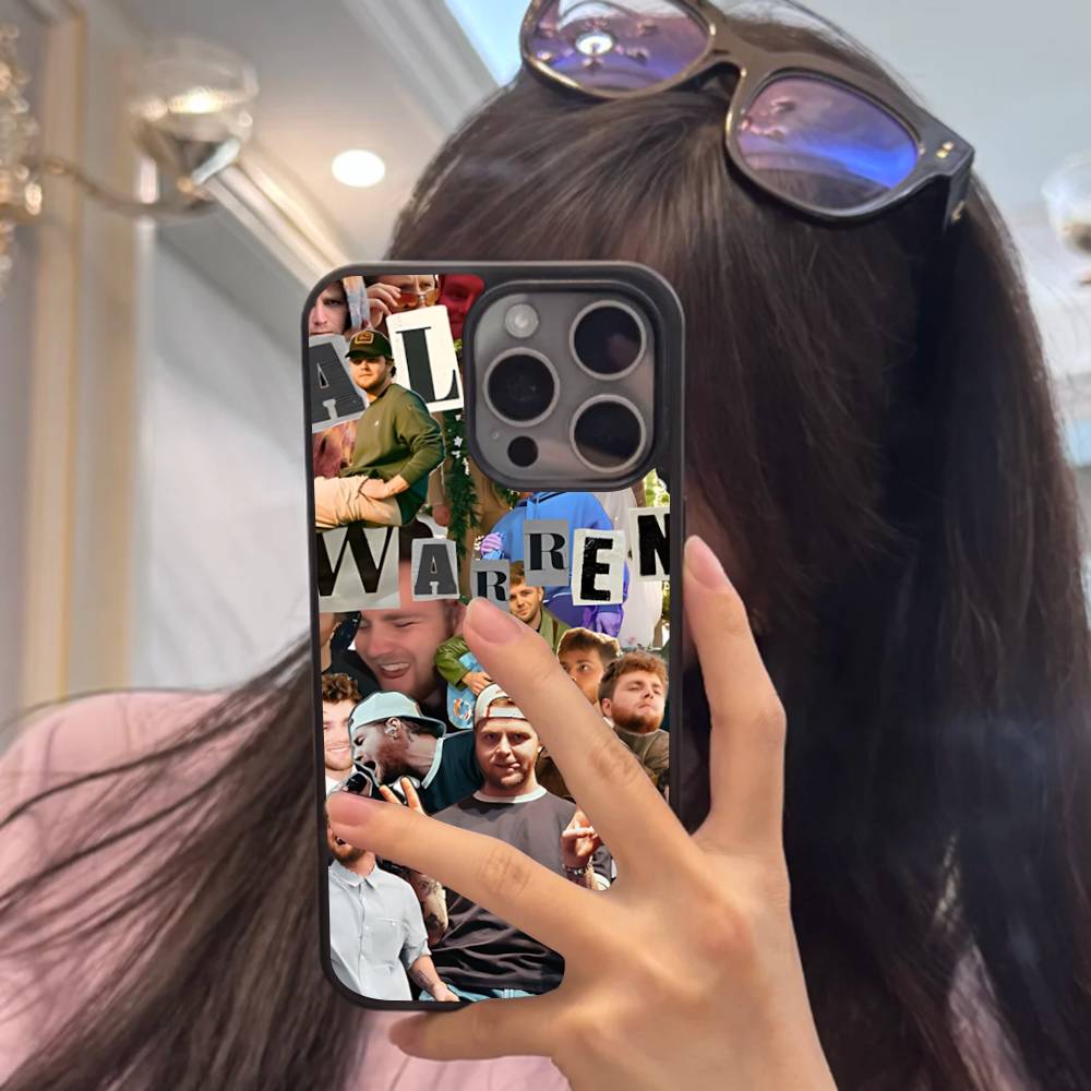 Популярный A-alex Музыкальный Певец W-warren Для IPhone 11 12 13 14 15 16 17 Pro Max Plus TPU+PC Ударопрочные Задние Чехлы для Телефона