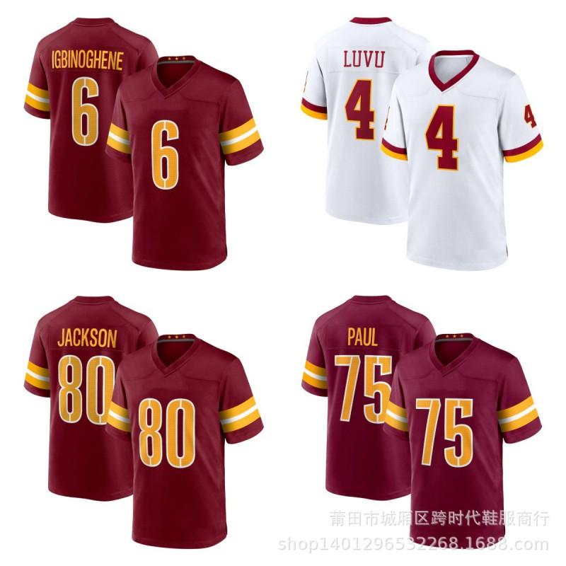 Washington Commanders NFL Football Jersey Terry McLaurin 17 Authentic Style Fan Apparel Men