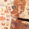 2 Pcs Kawaii Aesthetic Cartoon Stickers for Phone Camera Luggage Journal Scrapbooking Decoration Cute Stationery Decals