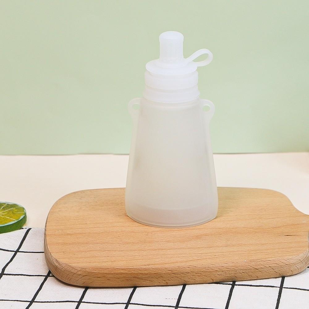 Refillable Silicone Baby Food Pouch Reusable Baby Food Container Milk Storage Bag Breast Milk