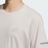 adidas Футболка с коротким рукавом и круглым вырезом с логотипом, мужская футболка бежевого цвета JL6050