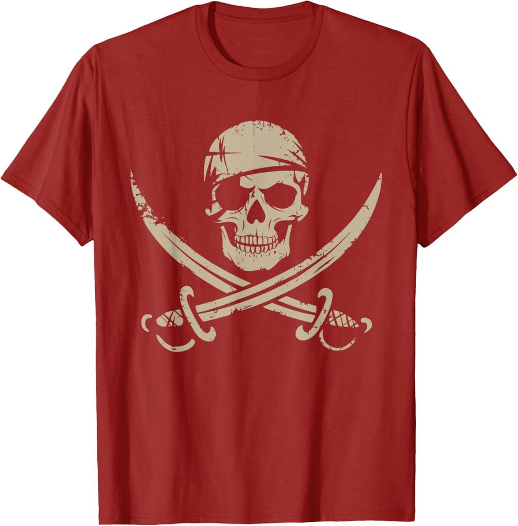 Pirate Skull And Crossbones Skeleton Halloween For TShirt