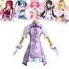 Косплей-костюм Акеми Хомуры из Puella Magi Madoka Magica в традиционном китайском стиле для аниме-конвенций