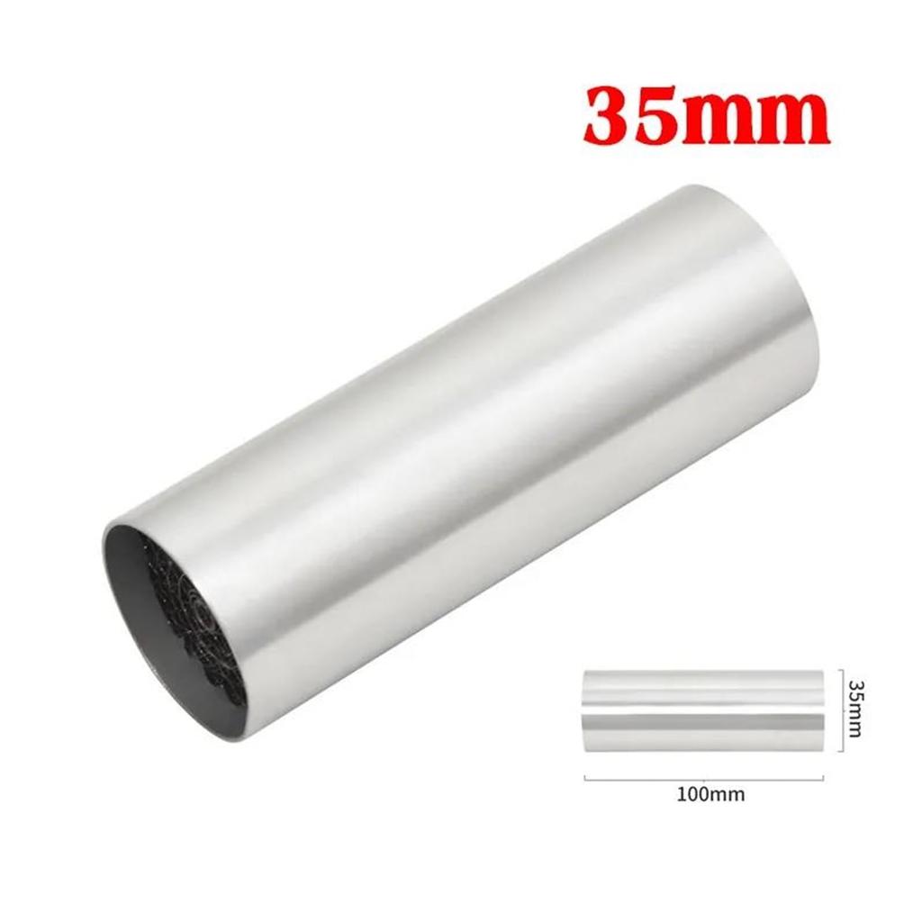 Silencer Motorcycle 35/42/45/48/50/53mm Exhaust Muffler Silencer Noise Sound Eliminator Motorcycle Universal Front Midend Catalyst