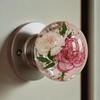 Practical Door Handle Flower Patterns Door Knob Decorative Creative Cabinet Handle  Home Decoration