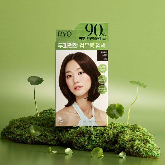 Ryo Бережный к коже головы краситель из черных бобов 120 г (4 типа)