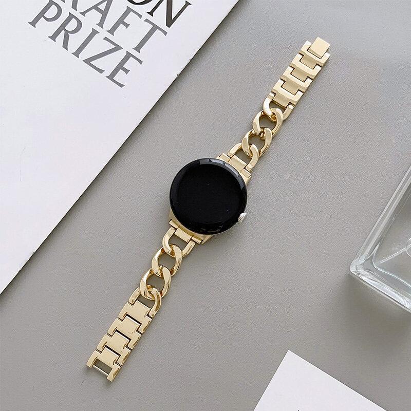 Stainless Steel Strap For Google Pixel Watch 2 Band Metal Bracelet Chain Replacement Smartwatch Wristbands For Google Pixel Watch Strap