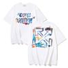 1128 Off-White 2025 Spring/Summer New Color Letter Arrow Round Collar Short Sleeved Men's and Women's T-shirts
