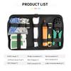 Handskit Network Repair Kit RJ45 RJ11 RJ12 Crimping Pliers Wire Stripper Connectors Cable Tester and Spring Clamp