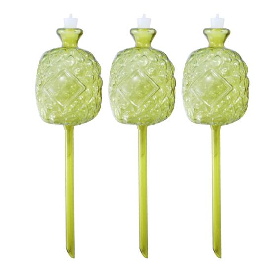 Юшенг Самополивающийся шар Дизайн ананаса Автоматические поливочные шары для растений Вставка для кашпо Устройство для полива с медленным высвобождением для комнатных горшечных растений Когда