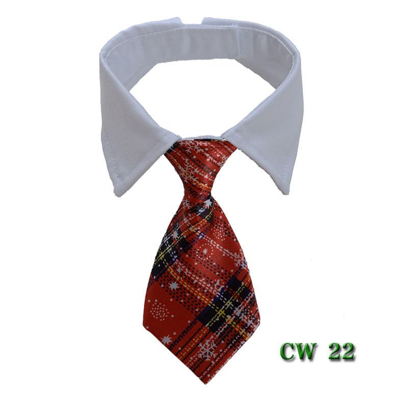 Полосатый ошейник-бабочка и шарф для собак