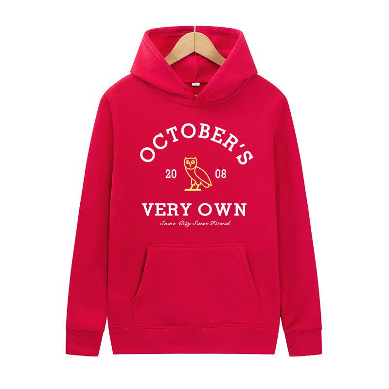 Модный Худи с Принтом на Октябрь для Женщин, Мужской Свободный и Модный Пуловер, Уличный Повседневный Харадзюку Хип-хоп Крутая Спортивная Одежда