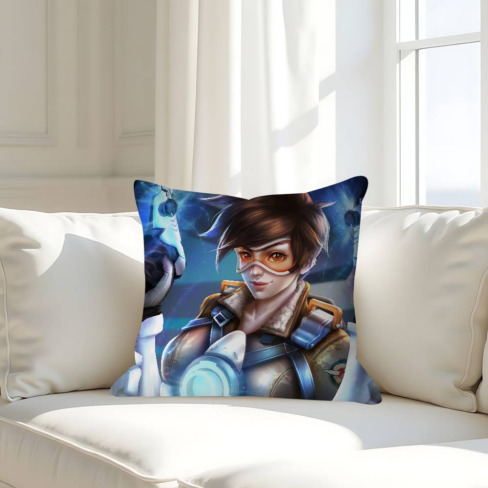Игровой O-Overwatch Дизайн Наволочки Чехол для Подушки Декор Праздничный Декор