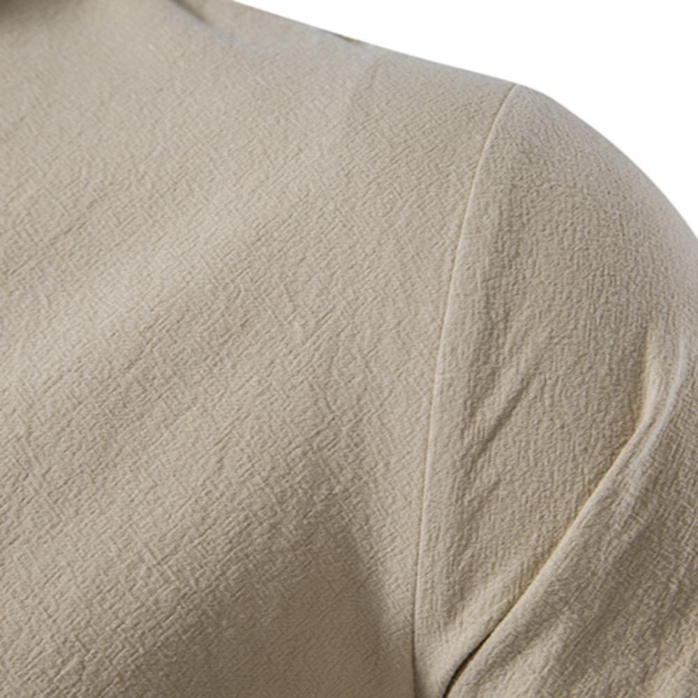 Новые хлопковые льняные рубашки для мужчин, повседневные рубашки, легкие пляжные рубашки с длинным рукавом, гавайские футболки для мужчин, уличная одежда