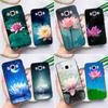 Summer Lotus Case For Samsung Galaxy J6 J4 Plus 2018 J8 A6 A7 A8 A9 J1 J3 J5 J7 2016 A3 A5 2017 Coque