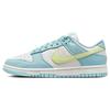 Женские кроссовки Dunk Low Ocean Bliss White Sail Citron-Tint DD1503-123