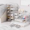 Transparent Acrylic Storage Box Dust Division Large Capacity Multi-Layer Jewelry Display Stand Desktop Drawer Organizer Box