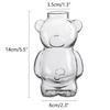 Стеклянная кружка в форме медведя, креативные коктейльные бокалы, прозрачные стаканы для сока, персонализированные стеклянные стаканы для воды, аксессуары для бара и вечеринки