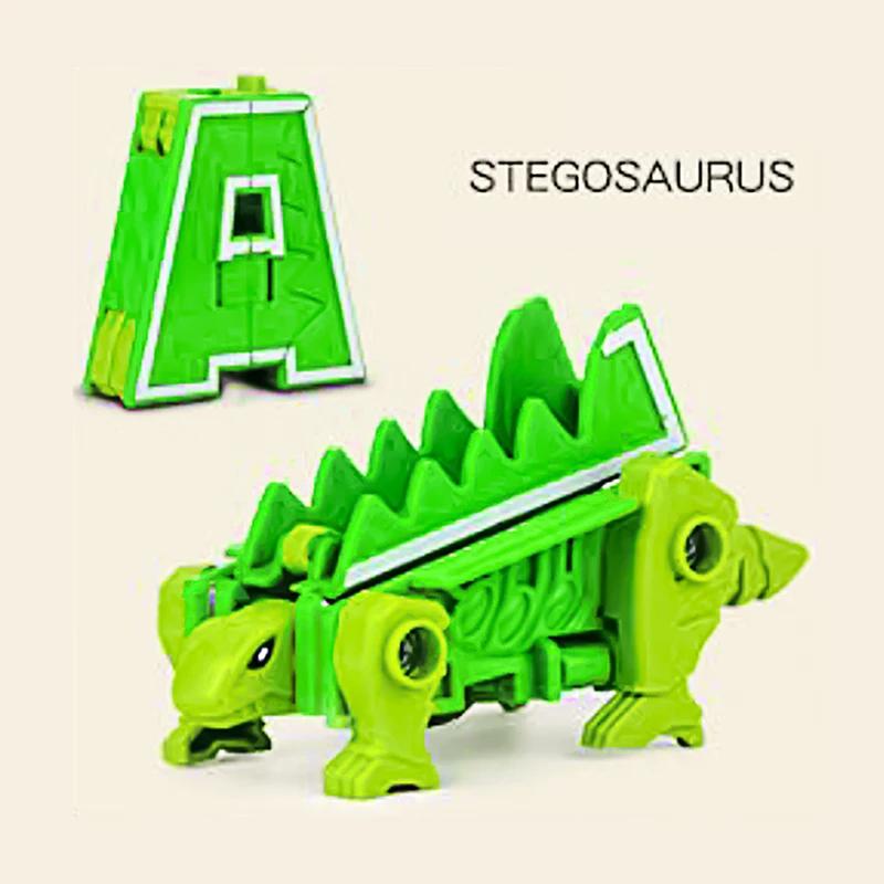 Новые обучающие игрушки 26 букв Изучаемые слова Трансформируемые Собираемые Роботы Алфавитные игрушки Для детей Подарки Учись Играй Робот-игрушка