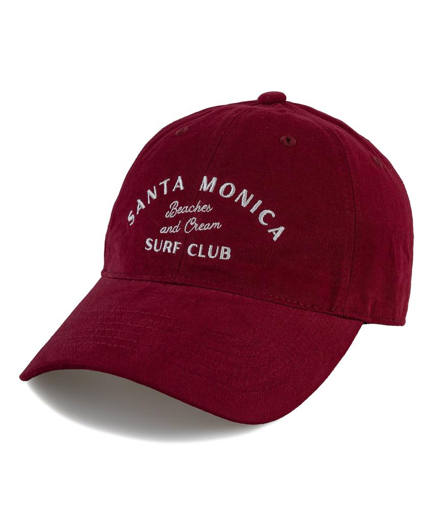 Кепка-бейсболка Bichiseuaenkeulim Santa Monica Хлопковая - Бордовый