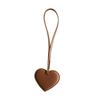 Hanger Pu Love Keychain Heart Shaped Bag Decoration Pu Leather Heart Pendant  Bag Accessory