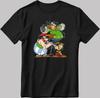 Asterix and Obelix, Characters Short Sleeve White-Black Men's / Women L334