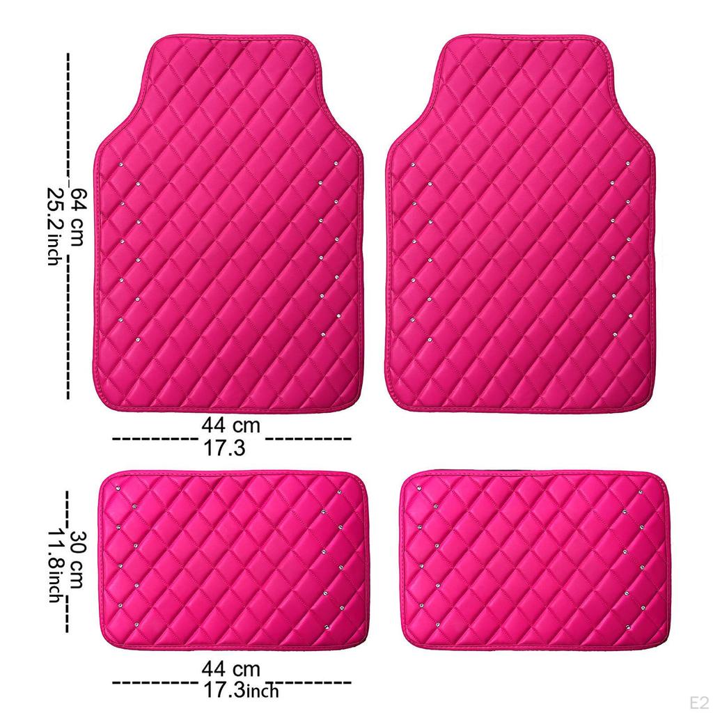 4 шт. автомобильные коврики водонепроницаемые высокопроизводительные автомобильные для внедорожников фургонов автомобилей транспортных средств