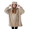 Pusheen Girls Hoodie Blanket