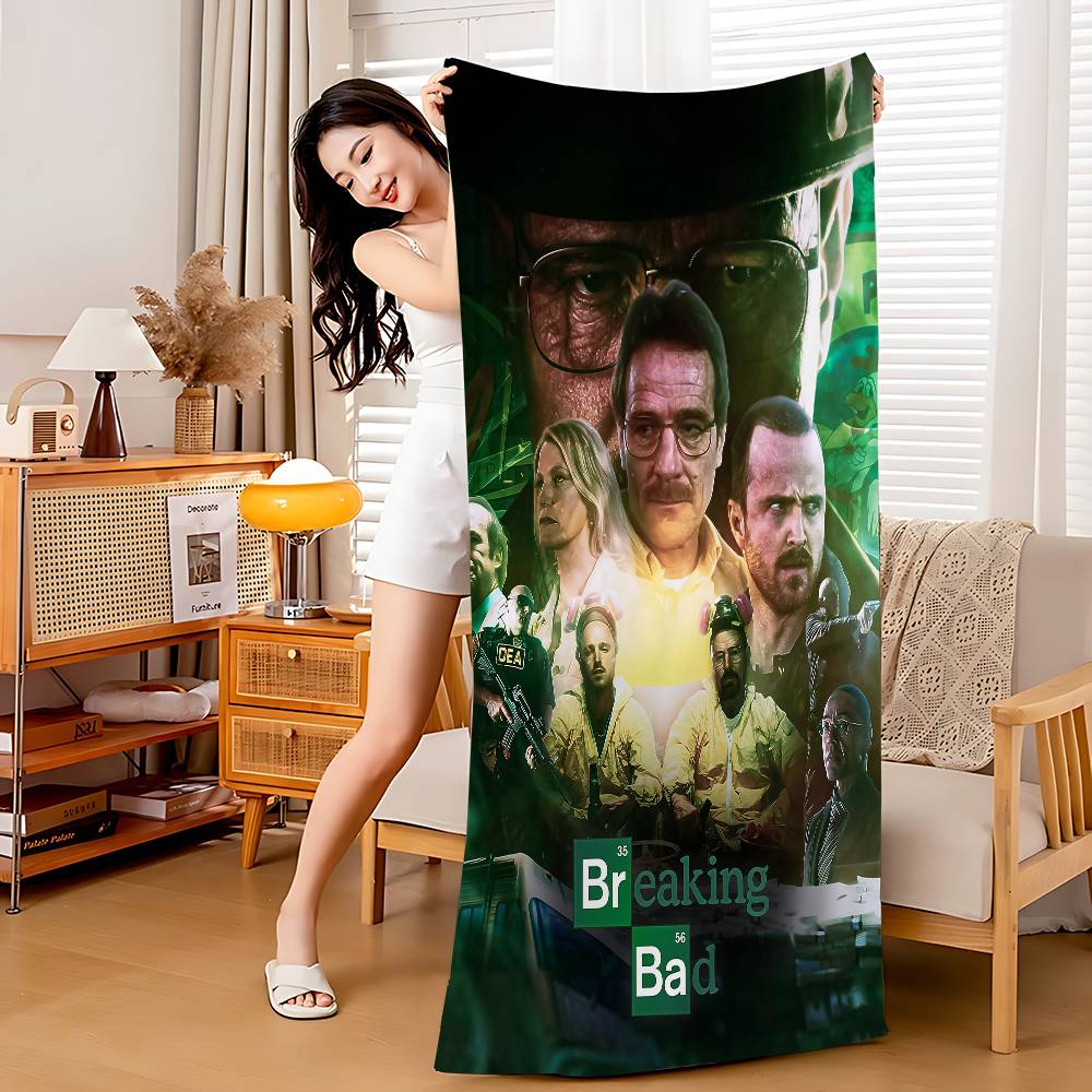 Breaking Bad TV Show Beach Towel Colorful Bath Towels For Girl Microfiber Quick Dry Sand Free Beach Yoga Spa Gym Pool