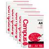 KOKUYO Campus Loose-leaf A4 A-lined 100 Sheets 5-book Set No-816AEX5