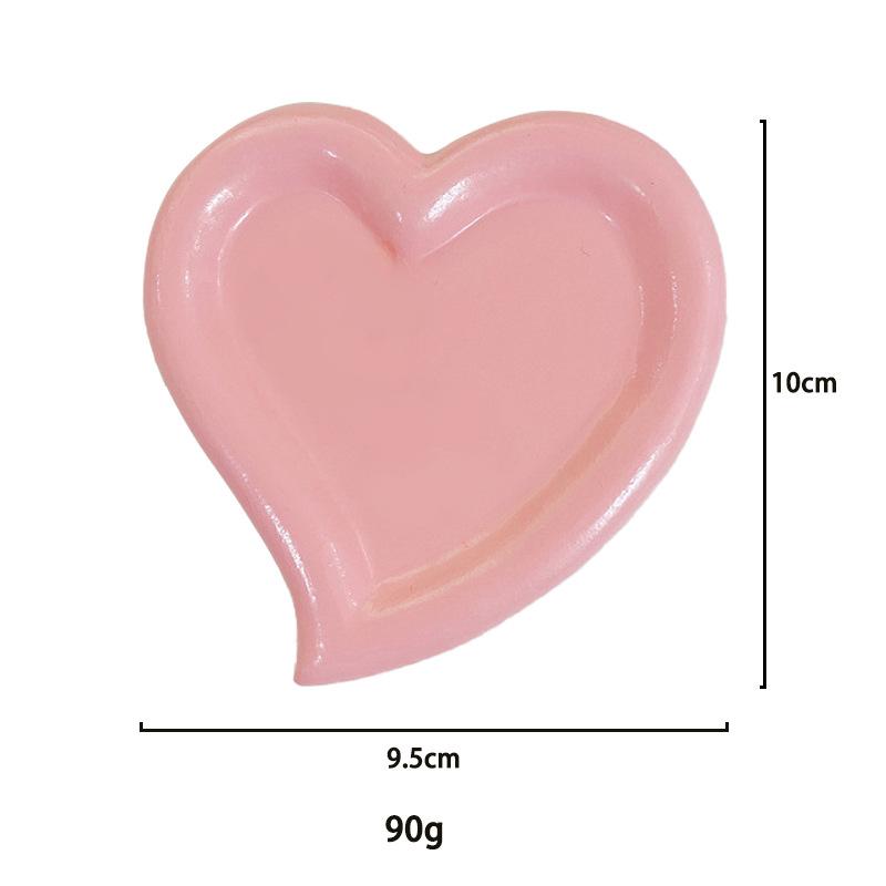 Креативные подносы из смолы для домашнего декора, тарелка для хранения украшений в форме сердца и облака, органайзер для часов, ключей, сережек, ожерелий, чаши