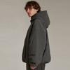 Fear of God Essentials Утепленная толстовка с молнией до середины Черная Мужская Одежда 202SP244330F
