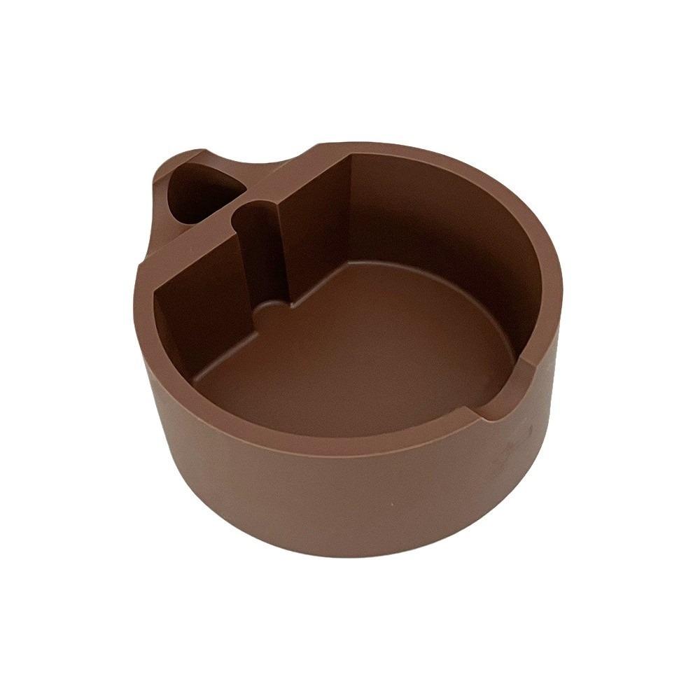 Non-Slip Knock Coffee Slag Box 1L Capacity Coffee Grounds Container Espresso Dump Bin  Espresso Bar