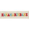Sanrio Logo Embroidered Tag Character Grand Prize 1st Hanamaru 13 x 4 x Character 311421 Keychain, Edition, Obake, 0.7 cm,