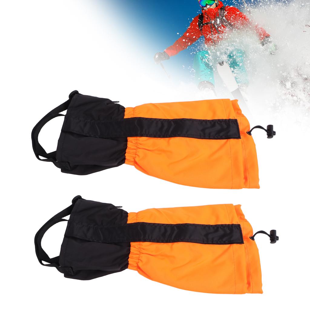 Children's Leg Covers   Waterproof Windproof Sand Prevention Children's Outdoor Leg Covers(Orange )