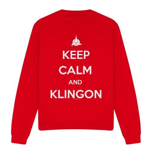 STAR TREK Толстовка унисекс для взрослых Calm Klingon