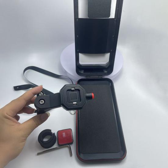 Держатель для телефона на велосипед с солнцезащитным козырьком, дождевик, водонепроницаемый, чувствительный сенсорный экран, крепление для мобильного телефона на руль мотоцикла, велосипедные аксессуары