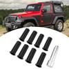 Комплект из 8 штук втулок для шкворней дверных петель, подходит для Jeep Wrangler JKU 07 18 2-дверный