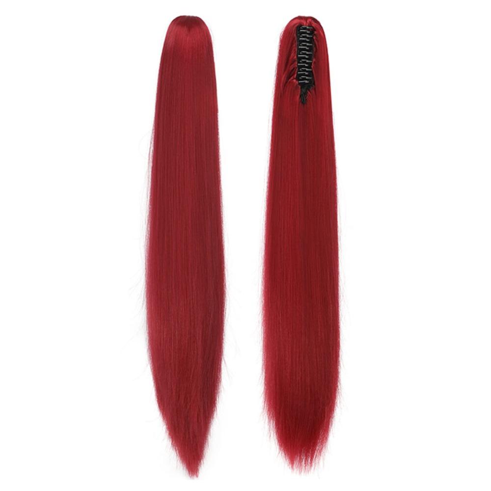 Hair Extensions Cosplay Long Straight Ponytail Universal Anime Hairpiece Cosplay Party