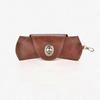 Vintage Premium Quality Eyeglasses Case for Men, Portable Soft Leather Sunglasses Holder with Lanyard, Stylish Optical Storage Box