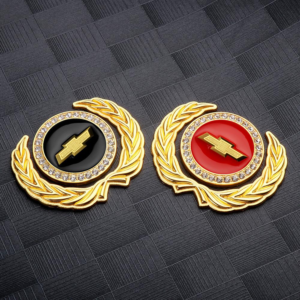 AABHF1 1Pcs Metal Car Emblem Body Trunk Decoration Sticker For Chevrolet Cruze Captiva Lacetti Epica Silverado Trailblazer Colorado