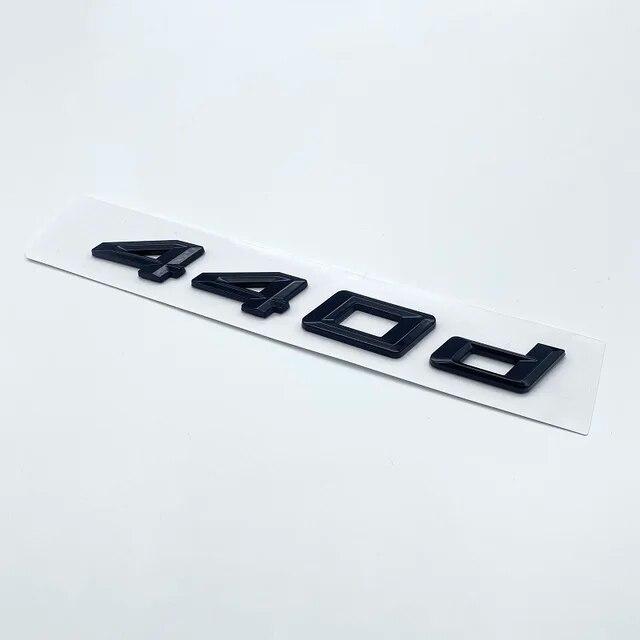 New Numbers Letters 420d 428d 430d 435d 440d ABS Emblem for BMW 4 Series F32 F33 F36 G22 G23 Car Trunk Nameplate Logo Sticker