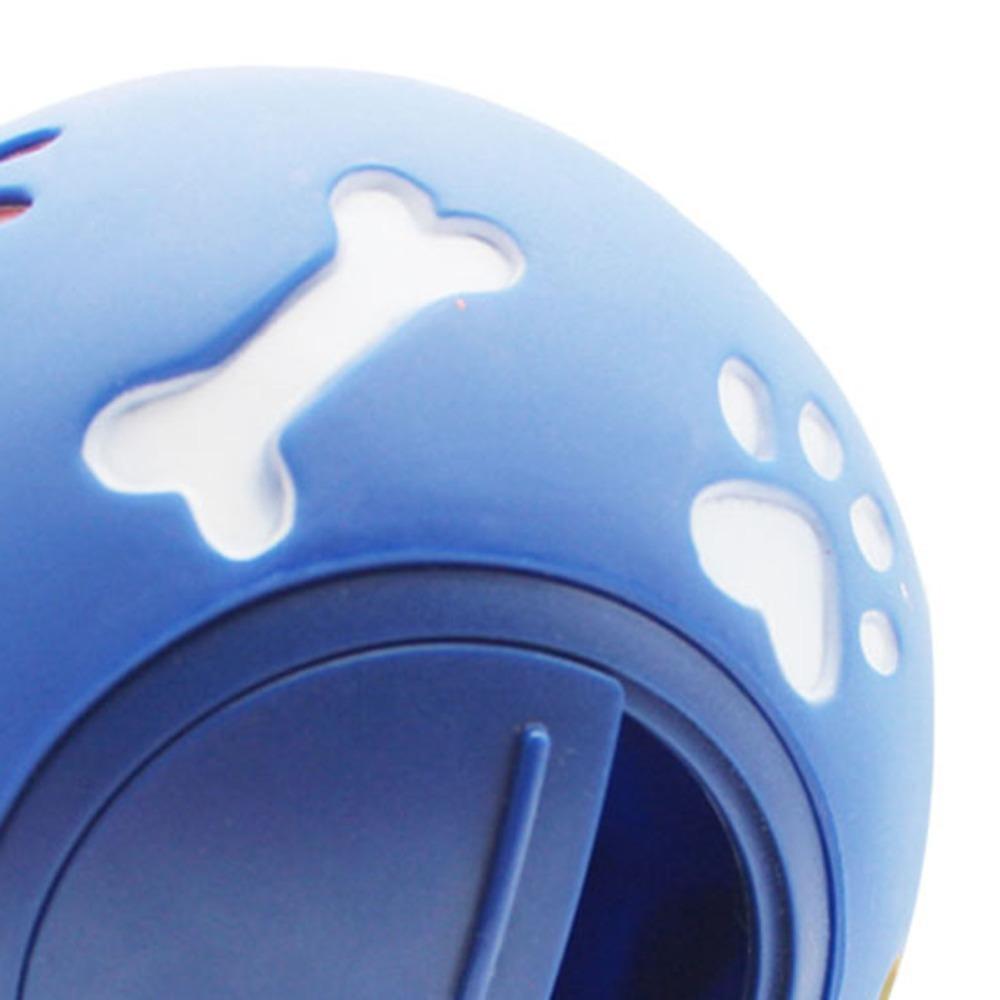 Multi Colors Food Dispensing Ball Milk Scent Rubber Wobble Feeder IQ Puzzle Toy Boredom Relief