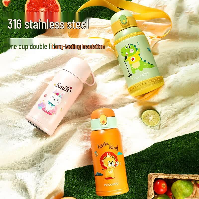Термобутылка для воды Fuguang Kids из нержавеющей стали 316