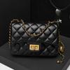 Golden Pearl Square Fat Bag Spring and Summer Ringer Chain Bag Single Shoulder Crossbody Small Fragrant Woman Bag Foreign Style
